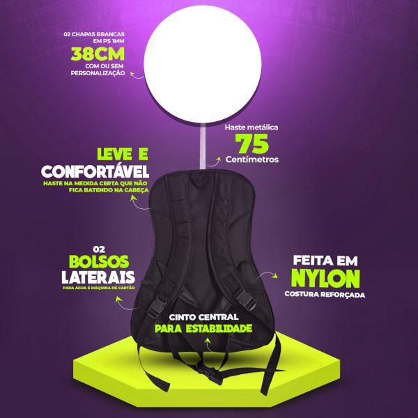 Mochila Pirulito Personalizada