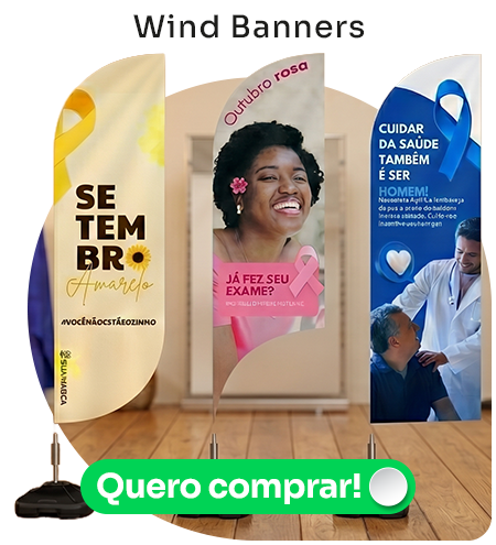 Wind Banner 2,5 m Completo